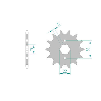 SPR.FR.23801 429 010 14T E281 14T