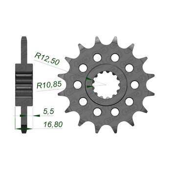 AFAM FR.15T 525P FZ8 10 12 (21607 15)