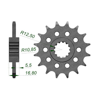 AFAM FR.16T 530P FZR1000 87 95 (21602).