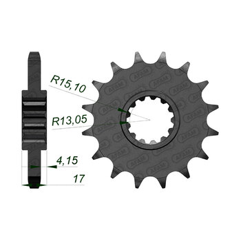AFAM FR.16T 530P FZR1000 87 95 (21602).