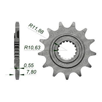 AFAM FR 12T 520 CR125 87 03.
