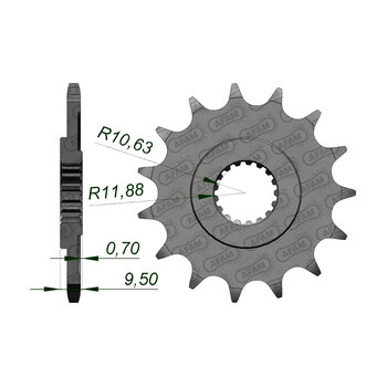 SPR.13T RM250 88 08/DR Z250 01 07 OE