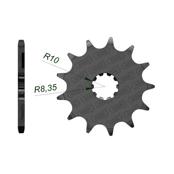 SPR.FR.GSXR600 97 04 525 14T (28401 14).