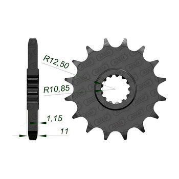 AFAM FR.16T 530P FZR1000 87 95 (21602).