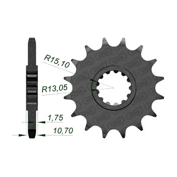 AFAM FR.15T 525P DR650S 96 05 22602 (P2069).