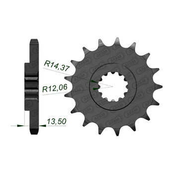 FR.SPR.ZX 10 04 06 GSXR600 97 06 525 16T.