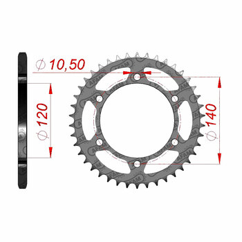 AFAM RR.42T 520 KTM 54610051 42.