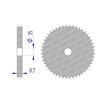 SPR.RR.CBR929/VTR 00 04/1000RR 04 07 42T 530P.