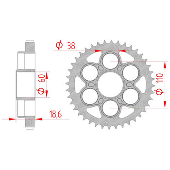 FRONT SPR.DUCATI MULTISTRADA 1200 10 11 15T
