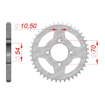 SPR.RR.CBR929/VTR 00 04/1000RR 04 07 42T 530P.
