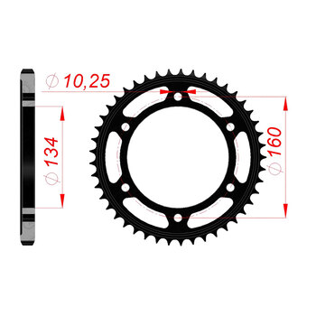 SPR.45T CBR600F4I 01 06 OE CONV 520
