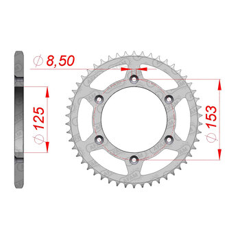 SPR.RR.RM125/250 80 07 50T (14203 50).