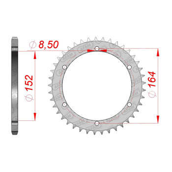 SPR.40T XT600C 84 89 OPT