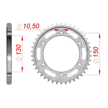 AFAM FR.15T 525P FZ8 10 12 (21607 15)