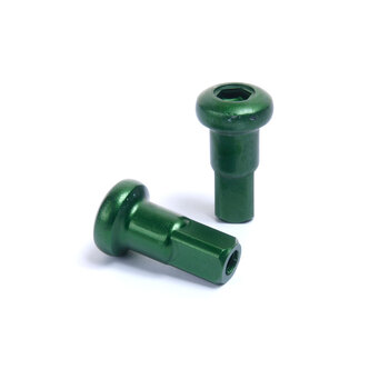 ALLOY NIPPLE (36)/9G X .300/3.6 X 7.6MM/GREEN
