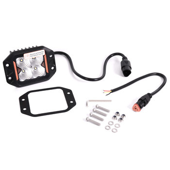 CUBE DRIVING LED LIGHTS 3 2400LM/20W DT PLUG