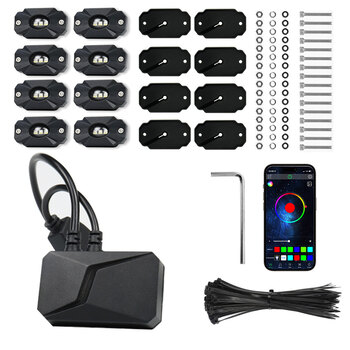 1' 10W LED LIGHTS 950 1080 LUMEN ALU.BODY BLACK