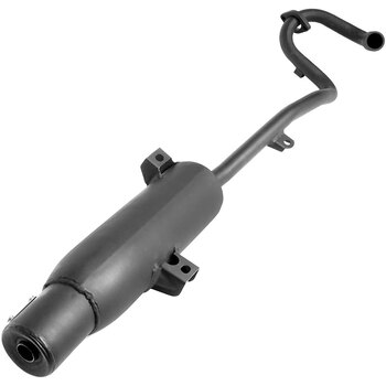 TAPERED SHORTY MUFFLER FLAT BLACK