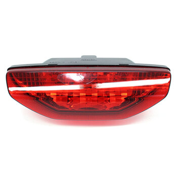 REAR FENDER DEFLECTOR WITH BRAKE LIGHT.