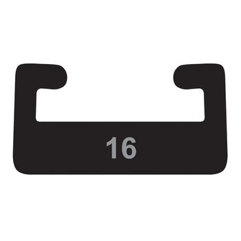 SLIDER PROFILE 1 SKI DOO 55.00 IN BLK