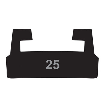 SLIDER PROFILE 13 YAMAHA 41.42 IN BLK