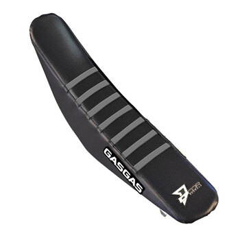 SEAT COVER BK/GRY BK RIBS CRF250(14 17)450(13 16)