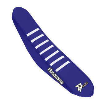 SEAT COVER NAVY BLU/BLK RIBS TC/FC125 450 16 18