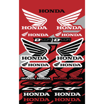 DECAL SHEET 12MM GEICO HONDA