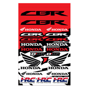 DECAL SHEET 12MM GEICO HONDA