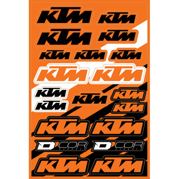 DECAL SHEET 12MM HONDA CRF 1