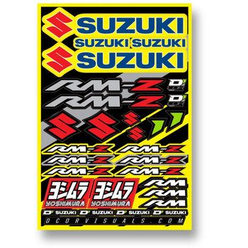 DECAL SHEET 12MM HONDA CRF 1