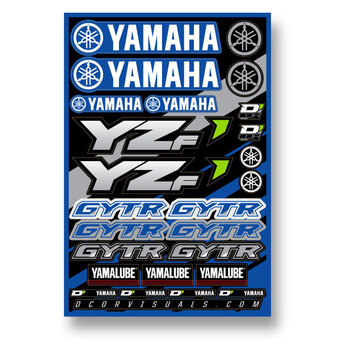 DECAL SHEET 12MM HONDA CRF 1