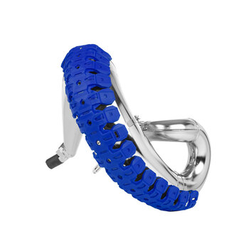 ARMADILLO HEAD PIPE GUARD BLUE SHORT