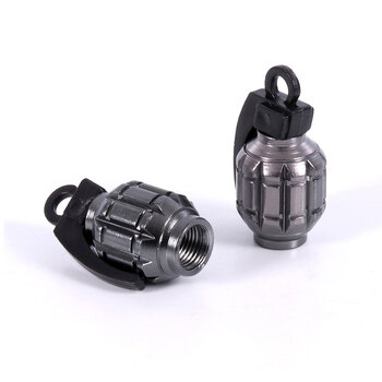 VALVE CAP ''HEXA'' BLUE (2PCS)