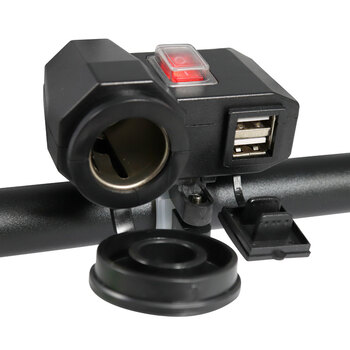 POWER SOCKET INSERT TYPE 12V 15A W/PLASTIC COVER