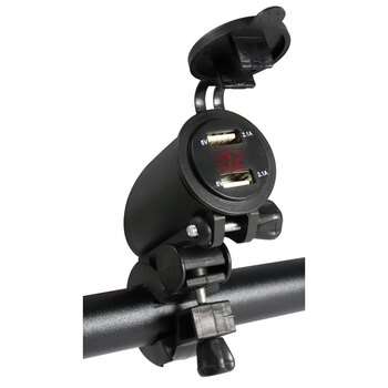 USB CHARGER 1A/2.1A FOR HANDLE BAR