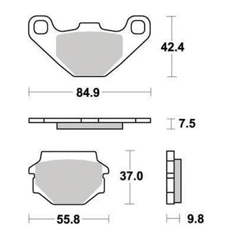 BRAKE PAD FDB313EF
