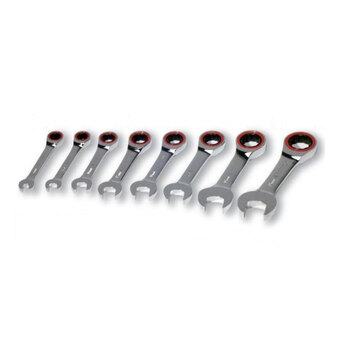 2PC 4 IN 1 REVERSIBLE RATCHET WRENCH SET