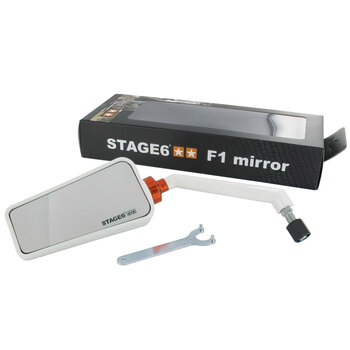 F1 MIRROR RIGHT CARBON 8MM