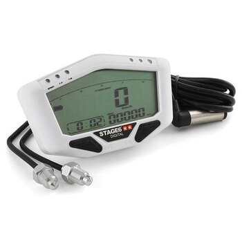 UNIVERSAL SPEEDOMETER BLACK LED W/ INDICATOR