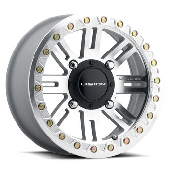 TWISTER 14X7 4/136 5+2 BLACK MACHINED LEFT