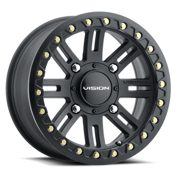 UTV WHEEL ROCKER 14X7 4/110 (4.4+2.6) SATIN BLACK