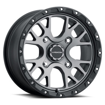 UTV WHEEL ROCKER 14X7 4/110 (4.4+2.6) SATIN BLACK