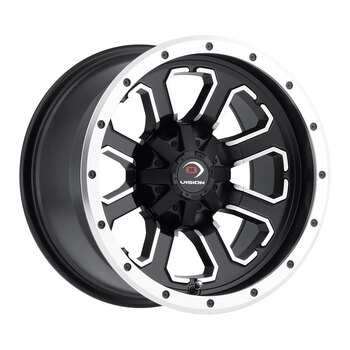 UTV WHEEL LOCK OUT 12X7 (4+3) 4/110 MATTE BLACK