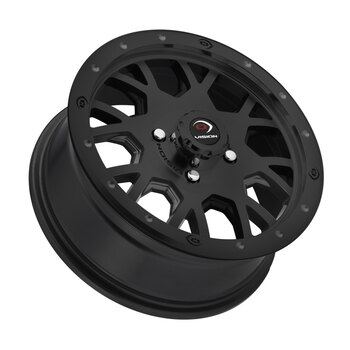 TWISTER 14X7 4/110 5+2 BLACK MILLED ACCENT LEFT