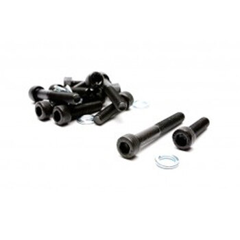 SCREW CONICAL TUNR CVT COVER BWS CHROME (12PCS)