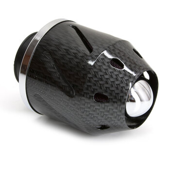 AIR FILTER CARBON DROIT 28/35MM.