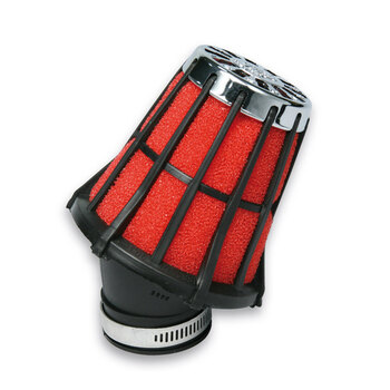 AIR F. 5E CHROME/RED STRAIGHT 38MM.