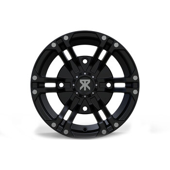 BLACK STEEL WHEEL 12X7 4/110 2+5