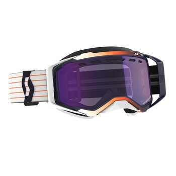 GOGGLE FURY SNOW BLACK/WHITE LS BLUE CHROME